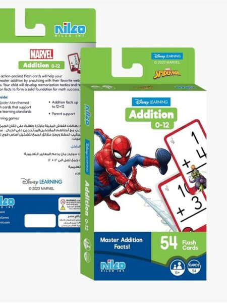 Disney Flash card Spiderman addition