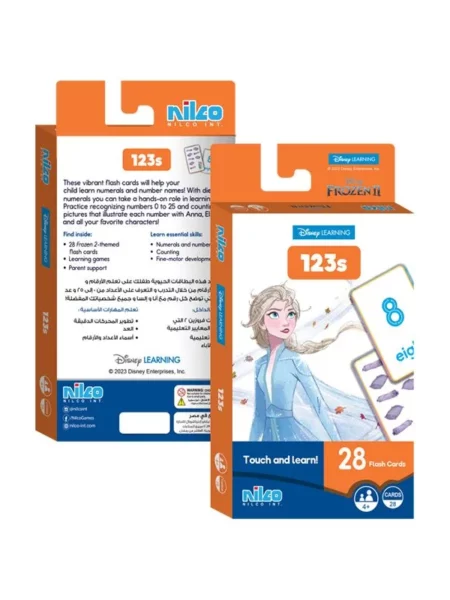 Disney Flash card Frozen1 learning to count 123