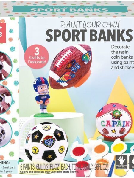 Paint Your Own Sport Banks