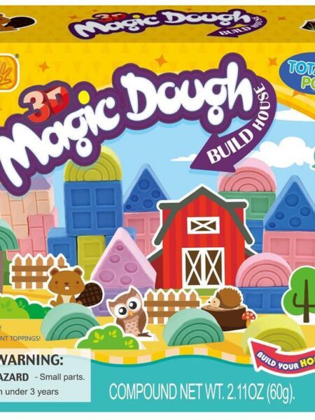 3D Magic Dough Build House