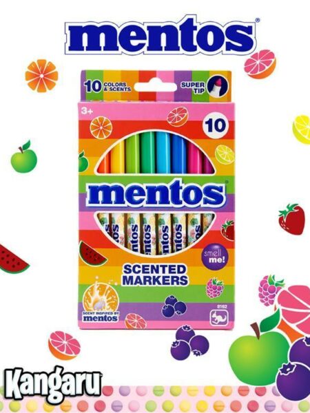Super Tip Markers 10 Colors Mentos Scented