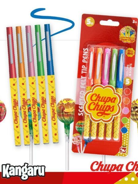 Scented Felt Tip Pens 5 Colors Chupa Chups