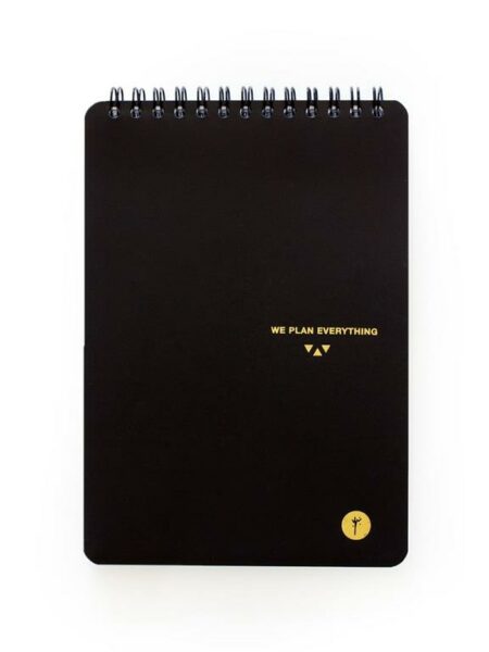 Notebook B6 We Plan Notebook B6 Black (1030)