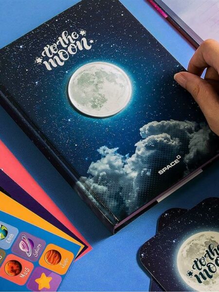 Moon 3D Galaxy (NH-144-2 ) 3DGalaxy Collection Size(21*15)cm