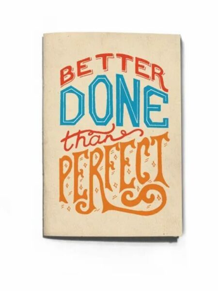 Better Done white A6 (day planner hours)