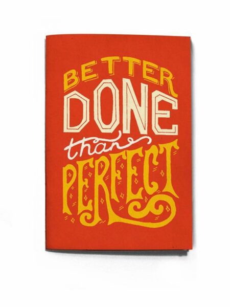 Better Done red A6 (day planner hours)