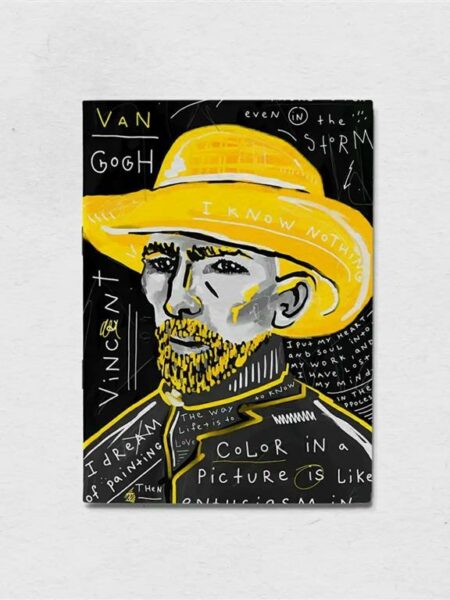 A5 Van Gogh Yellow Sketch Notebook