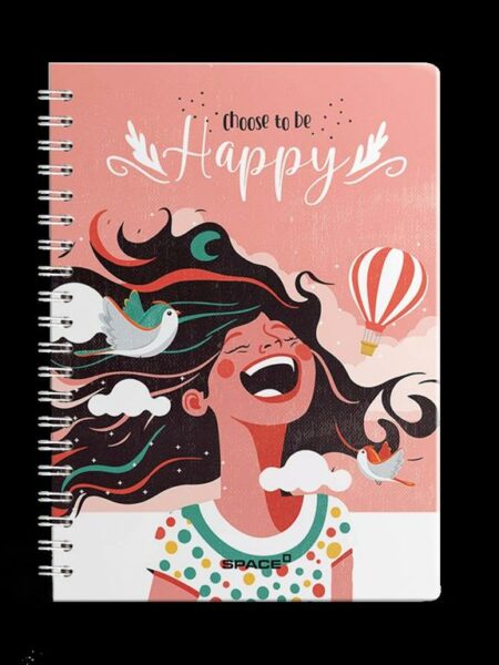 Choose to be Happy Wired Notebook