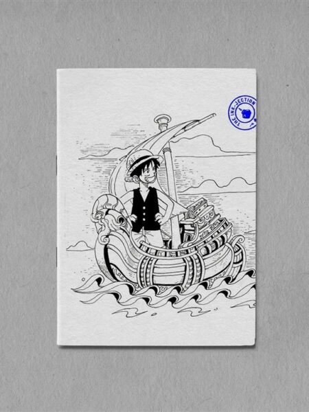 A5 Blank One Piece Monkey D. Luffy