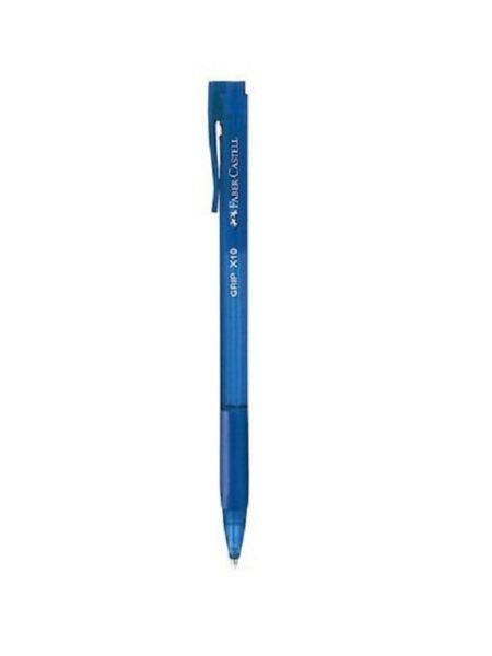 Blue Faber Castell Ball Point Pen GRIP X10 Blue قلم جاف1.0