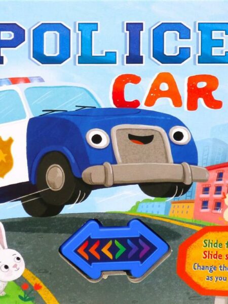 Police Car (Board Book With Slide Button Sounds)
