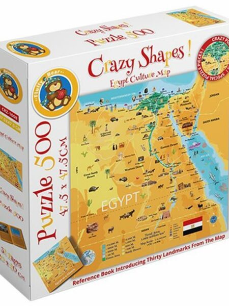 Egypt Map & Book 500 pcs Puzzle