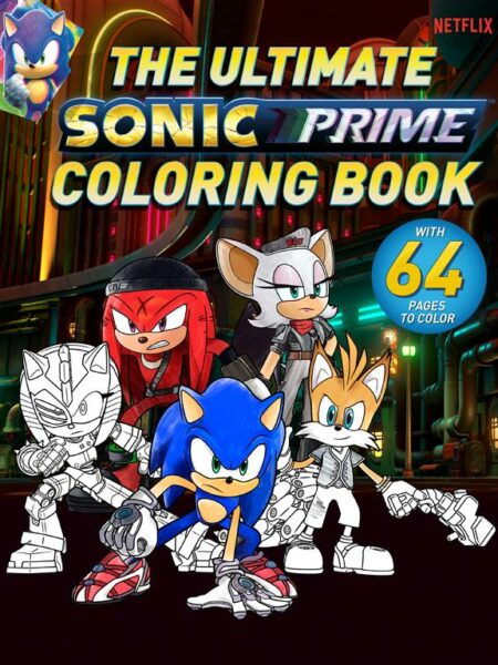 The Ultimate Sonic Prime Coloring Book