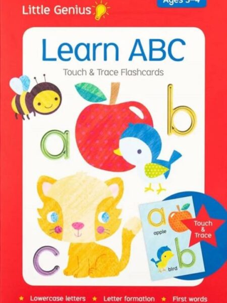 Little Genius: Learn ABC (Touch & Trace Flashcards) Ages: 3-