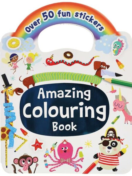 Amazing Colouring Book (Over 50 Fun Stickers)