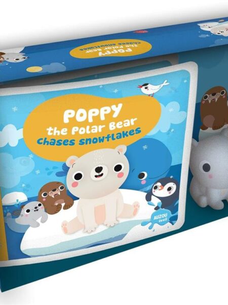 My First bath book: Poppy the Polar Bear Chases Snowflakes (