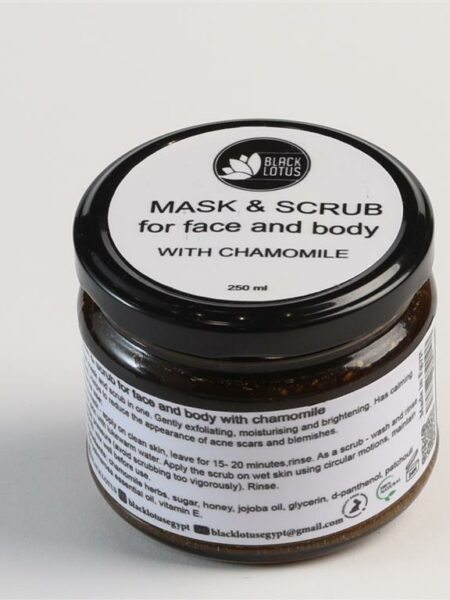 Mask-Scrub for Face and Body Calming With Chamomile