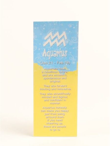 I&Y Aquarius Bookmark 21 Jan - 19 Feb