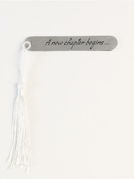 A new chapter begins 4 Metal Bookmark