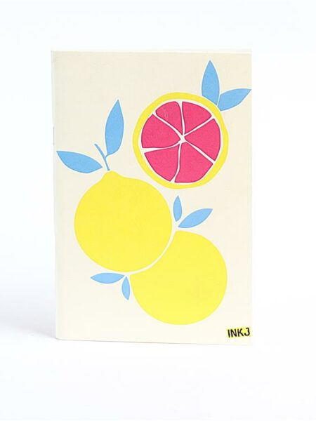 A5 Lemons Lined Notebook