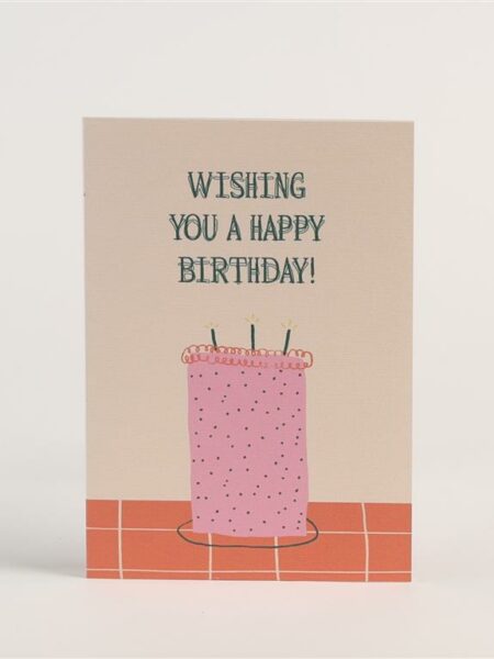 Wishing you a happy birthday Greeting Card