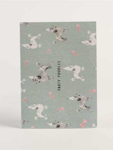 Party Poodles Greeting Card