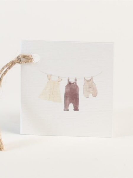 Baby Clothes Small Card