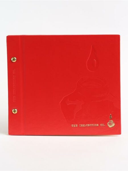 Nail HC Gold on Red design 300gm blank pages