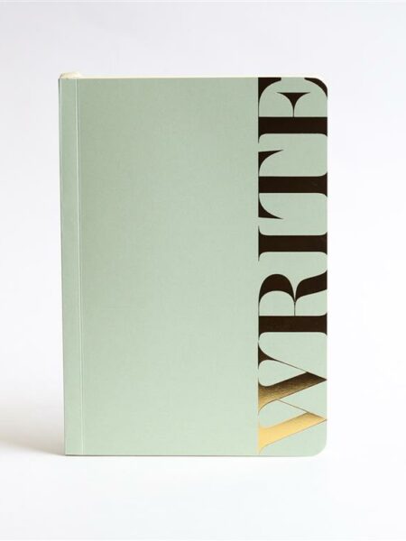 A5 Goddess Green Ruled Notebook