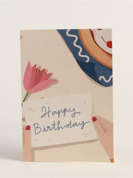 Happy Birthday graphic Greeting Card
