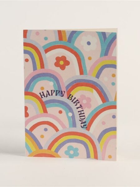Happy Birthday Groovy Greeting Card