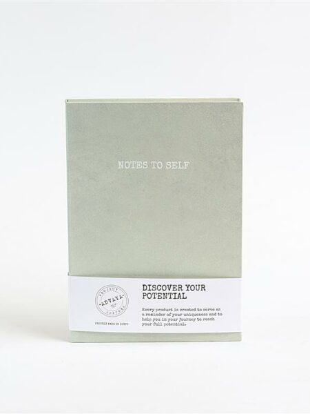 Green Notes To Self- Hardcover Lined 160 pages- 100g