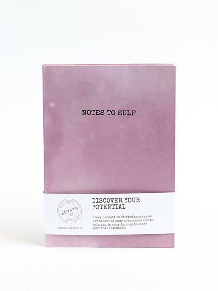 Pink Notes To Self- Hardcover Lined 160 pages- 100g