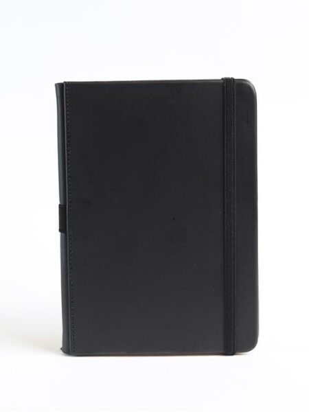 A5 Black Undated Planner & Notebook- Lined