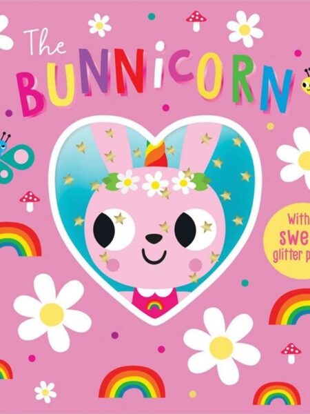 The Bunnicorn (with A Sweet Glitter Heart-shaped Pouch)