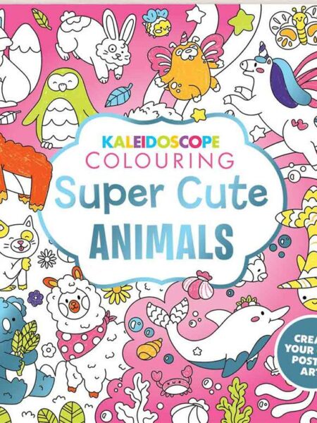 Kaleidoscope Colouring: Super Cute Animals