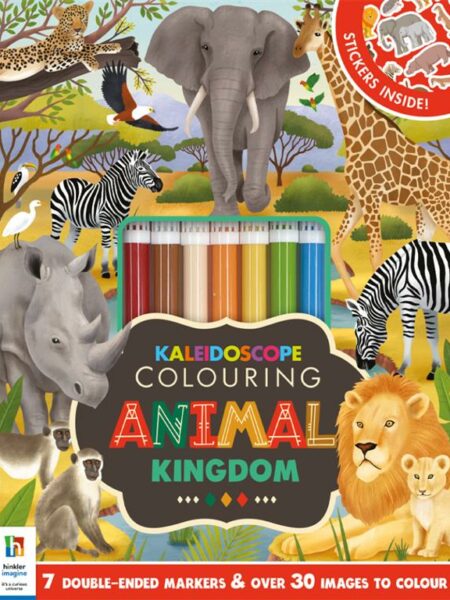 Kaleidoscope Coloring Kit: Animal Kingdom