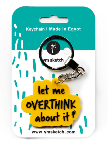 Overthink Rubber Key Chain (1592)