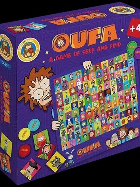 OUFA - A game of seek and find- 1 Game Board + 120 Cards (GA