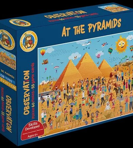 At the Pyramids 60 Pieces + 55 Game Cards (OB-1705)