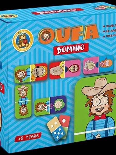 Oufa - Domino Game - 28 Double Sided Large Cards (DO-1009)