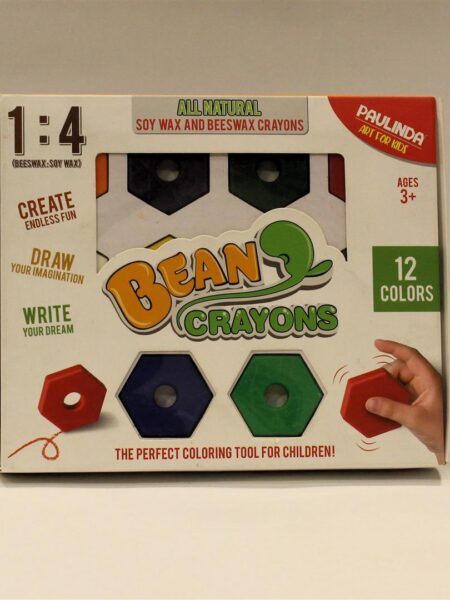 Bean Crayon - 12Pcs, 12 Colors (216009)