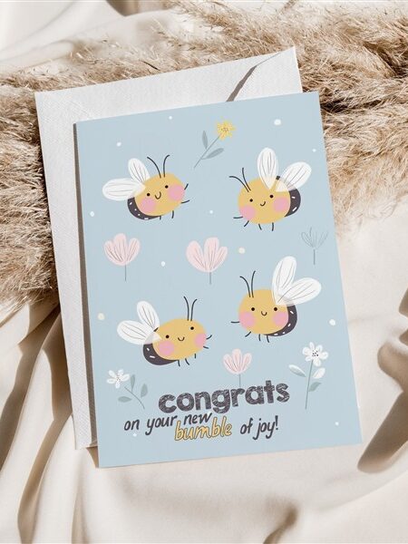 Bumble of Joy Greeting Card