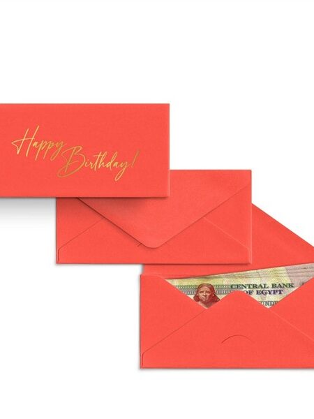 New Ruby Happy Birthday Money Envelope