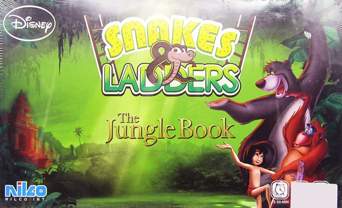 Disney Snakes and Ladders The jungle book