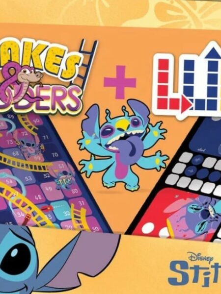 Disney Snakes and Ladders LUDO 2In1 Stitch