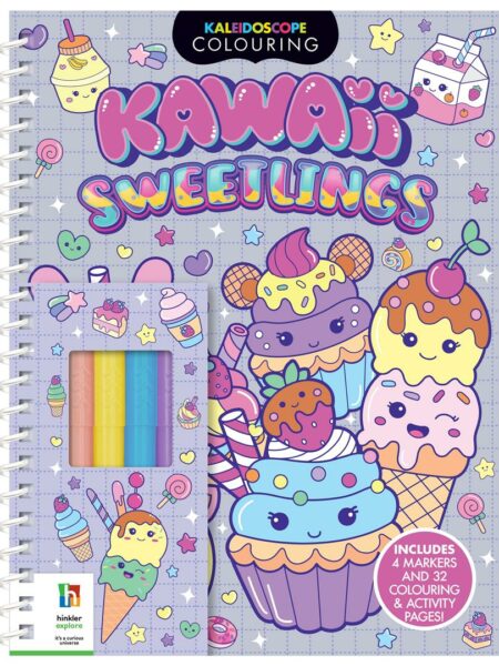 Kaleidoscope Colouring: Kawaii Sweetlings