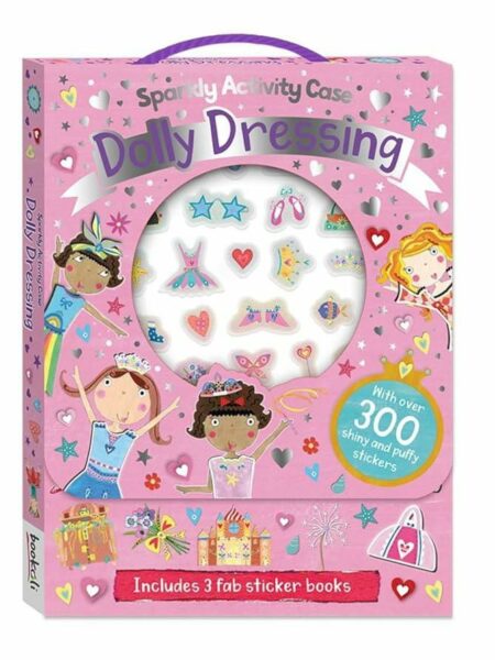 Sparkly Activity Case: Dolly Dressing (3 Fab Sticker books w
