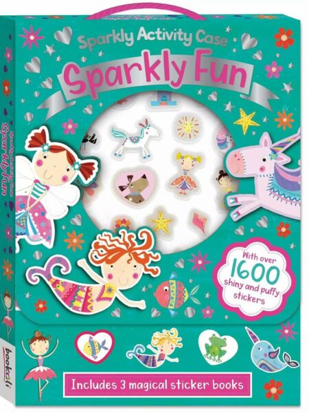 Sparkly Activity Case: Sparkly Fun (3 Magical Sticker books