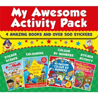 My Awesome Activity Pack (4 Amazing Books And Over 500 Stick